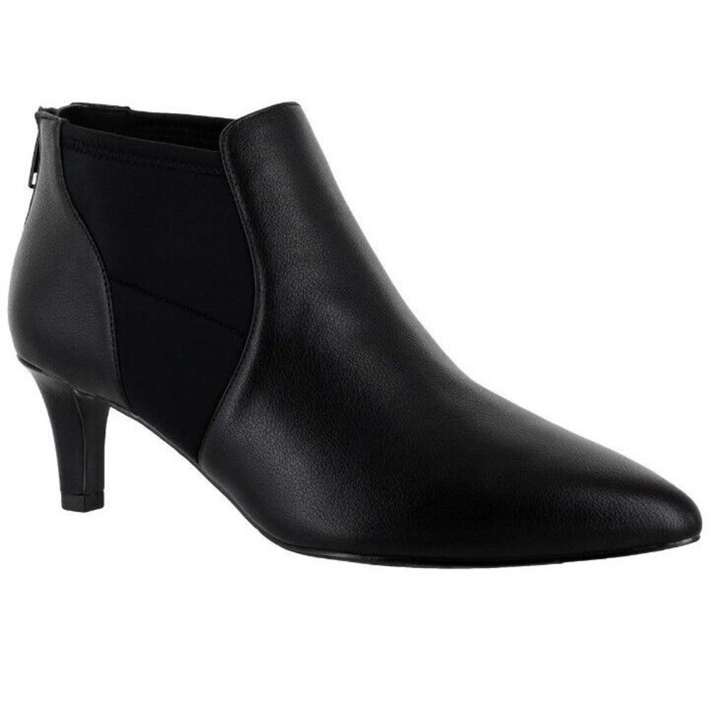Easy Street Saint Dress Ankle Boots  Black /Neoprene  Women's US 6.5W